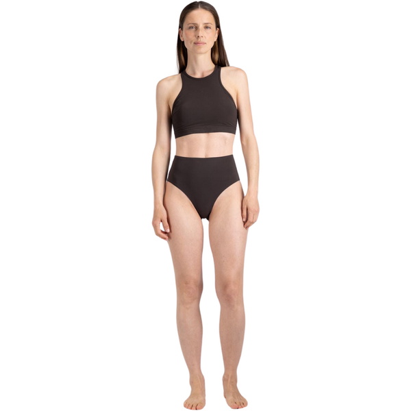 2026 Wallien Womens Bikini Bottom High Waist 102036001 - Coffee